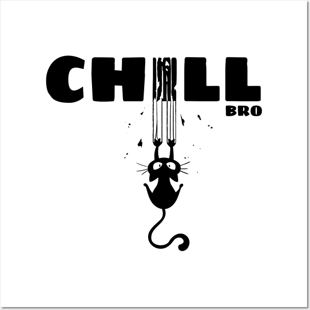 Chill Bro - anti stress Wall Art by Snouleaf